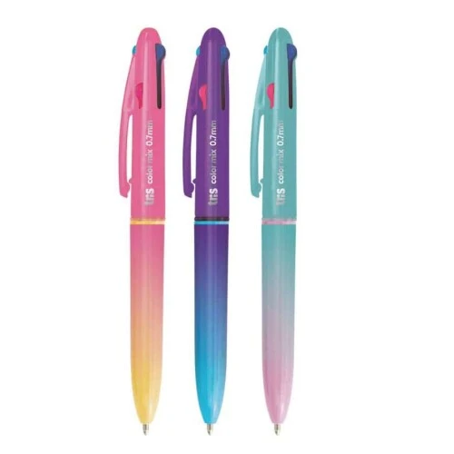 Caneta Esferográfica 4 em 1 cores 0.7 - Tris Caneta Esferográfica 4 em 1 cores 0.7 - Tris