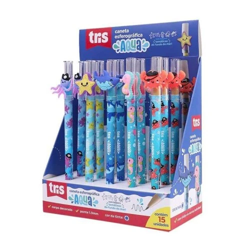 Caneta Esferografica Aqua 1.0mm Sortida - Tris