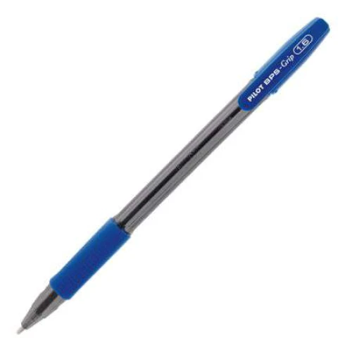 Caneta Esferográfica BPS Grip Azul 1.6mm - Pilot