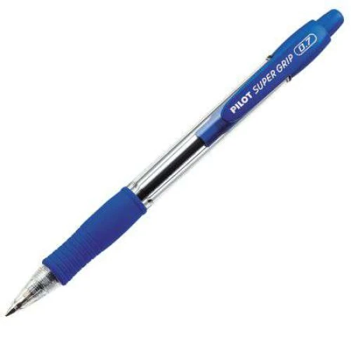 Caneta Esferográfica BPS Super Grip Azul Pilot Caneta Esferográfica BPS Super Grip Azul Pilot