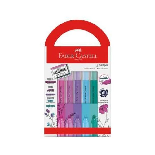 Caneta Fine Pen Colors Cheirinho - Estojo c/5 unidades - Faber Castell