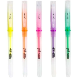 Caneta Gel Cores Sortidas Fluorescente 1.0mm - BRW