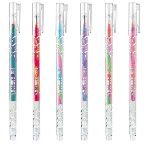 Caneta Gel Rainbow Gliter 1.0MM Sortida - Tris Caneta Gel Rainbow Gliter 1.0MM Sortida - Tris