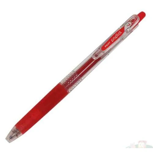 Caneta Gel Retratil Poplol Vermelho - Pilot