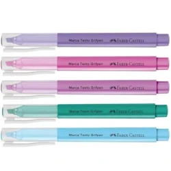 Caneta Marca Texto Faber-Castell Cheirinho com 5 Cores