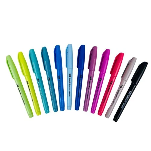 Caneta Marca Texto Lumini 12 Cores - Cis