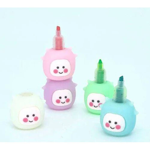 Caneta Marca Texto Mini Urso