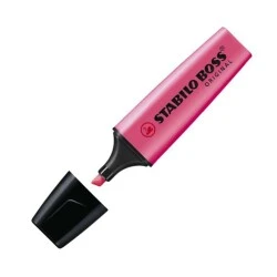 Caneta Marca Texto Neon Pink - Stabilo Boss c/4