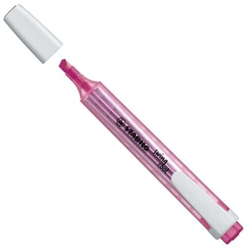 Caneta Marca Texto Rosa Neon - STABILO