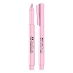 Caneta Marca Texto Rosa Pastel - Faber Castell