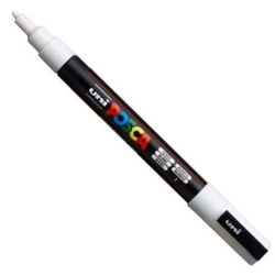 Caneta Posca Uniball Branco Pc-3m