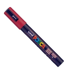 Caneta Posca Uniball Dark Red Pc-5m