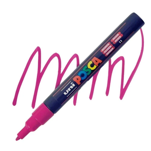 Caneta Posca Uniball Fucsia Pc-5m