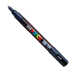 Caneta Posca Uniball Azul Marinho Pc-5m