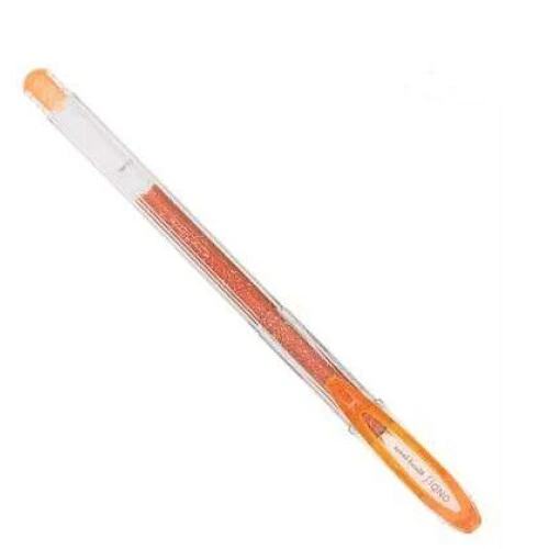 Caneta Signo Sparkling Laranja 1.0mm - Uni-Ball Caneta Signo Sparkling Laranja 1.0mm - Uni-Ball