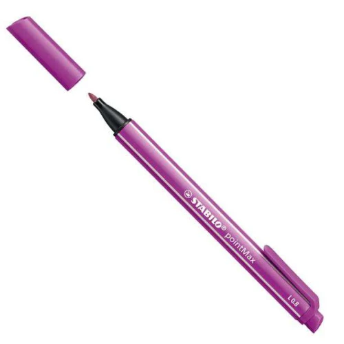 Caneta Stabilo PointMax 488 0.8 Roxo