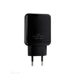 Carregador de Tomada com 2 entradas USB-C 45w - Maketech