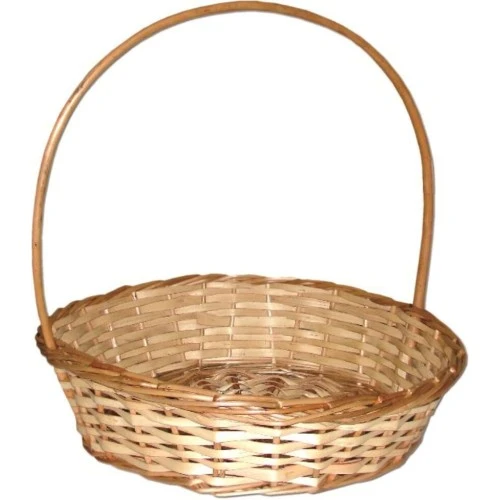 Cesta De Vime Redonda Média - Tamanho 25