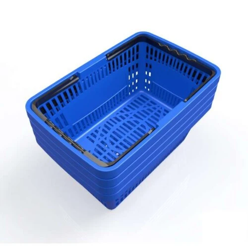 Cesta Plástica Azul- Mercoplaza