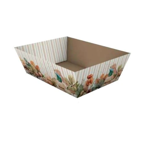 Cesta de Páscoa sem Alça Coelho no Jardim - Da Cruz