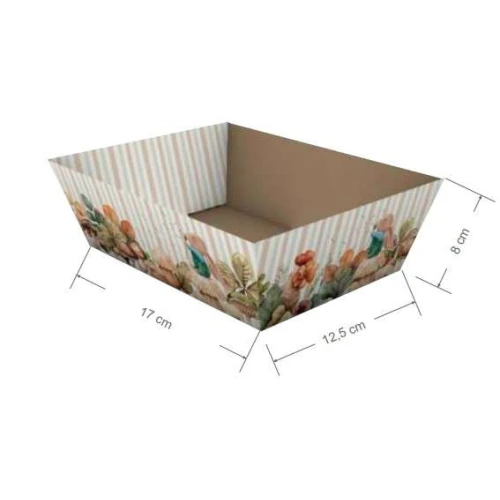 Cesta de Páscoa sem Alça Coelho no Jardim - Da Cruz