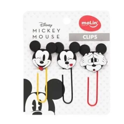 Clips Decorativo Michey Mouse 50mm com 3 unidades - Molin