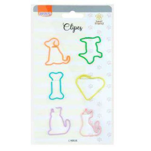 Clips Formatos Coloridos - BRW