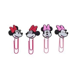 Clips Minnie Mouse Colorido c/4un 50mm - Molin