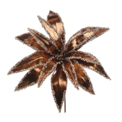 Enfeite Natal Haste Flor Natalina 35,5cm  REF.1092387