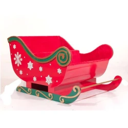 Enfeite de Natal Treno Natalino Grande em Madeira com  1 Lugar  77x180cm