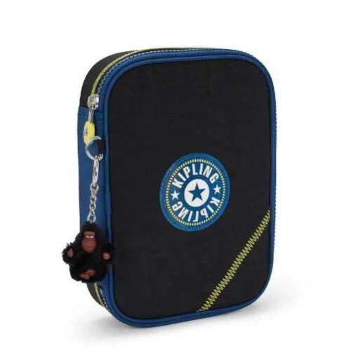 Estojo Kipling 100 Pens Lets Scub Original Grande, Colorido e Super Prático Estojo Kipling 100 Pens Lets Scub Original Grande, Colorido e Super Prático