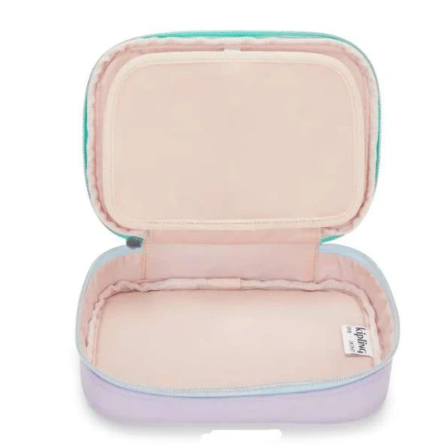 Estojo Kipling 100 Pens Lavender Original  Espaçoso, Resistente e Sofisticado