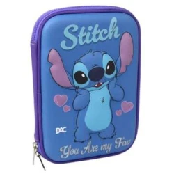 Estojo Dac Box Stitch Azul