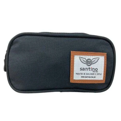 Estojo Duplo Preto - Santino