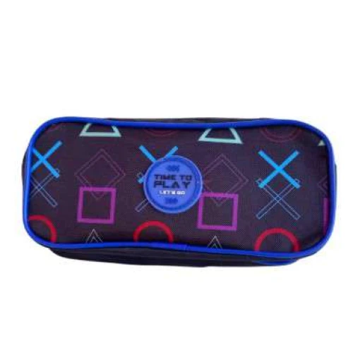 Estojo Duplo Games Preto - Vini Forte