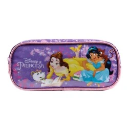 Estojo Escolar Pincesas Roxo - Xeryus