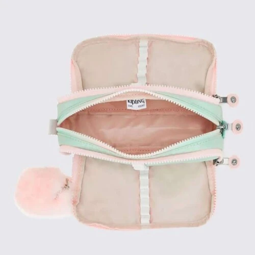 Estojo Gitroy Soft Green Met - Kipling