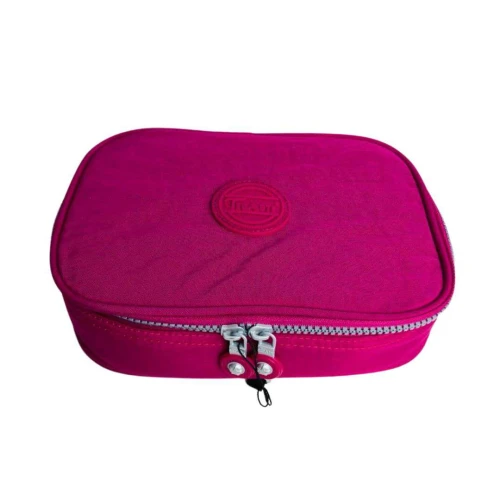 Estojo Necesser Preto Crinkle - Tegaote