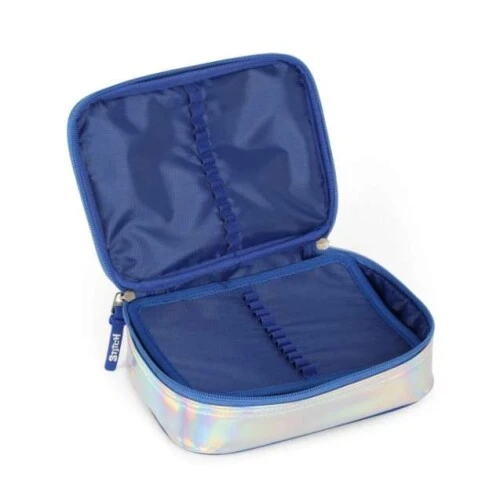 Estojo Necesser Stitch Prata - Luxcel Estojo Necesser Stitch Prata - Luxcel