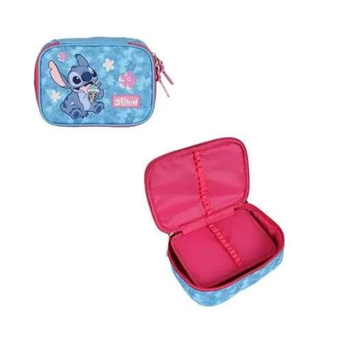 Estojo Necesser Stitch azul - Luxcel Estojo Necesser Stitch azul - Luxcel