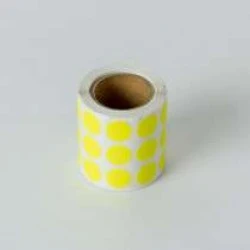 Etiqueta Bolinha Amarela Leigil 10mm