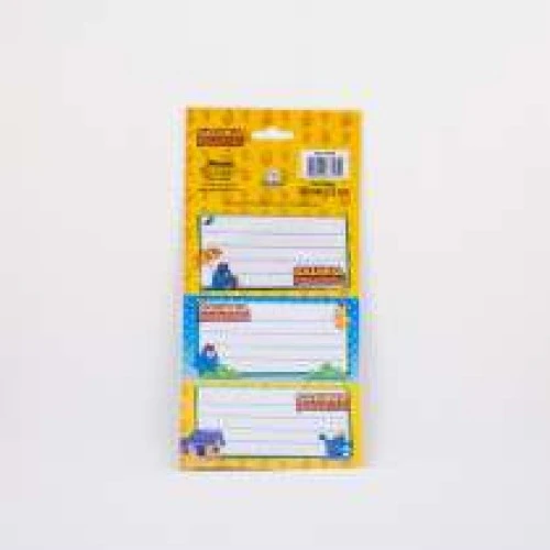 Etiqueta Escolar Foroni Galinha Pintadinha - 6 Peças