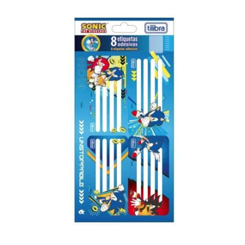 Etiqueta Escolar Sonic - Tilibra