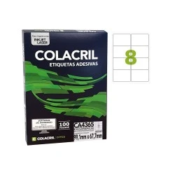 Etiqueta Laser CA4365 67,7x99 - Colacril