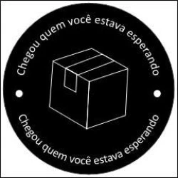 Etiqueta Papel E-Commerce Leigil Preto rolo C/200