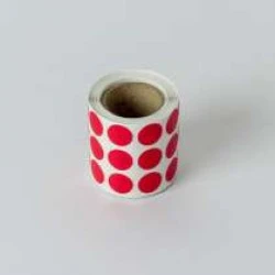 Etiquetas de Bolinha Vermelha Leigil