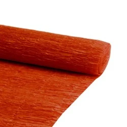 Folha de Papel Crepom Laranja Realce