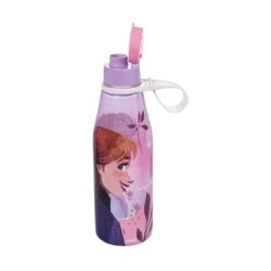 Garrafa Plástica Abre Fácil Frozen 530ml- Plasútil