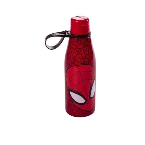 Garrafa Plástica Abre Fácil Homem Aranha 530ml- Plasútil