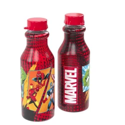 Garrafa Plástica Retro Avengers 500ml- Plasútil